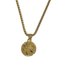 Basketball Pendant With Chain