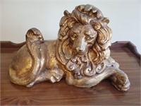pottery Lion flawed
