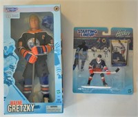 (2) 1999 Starting Lineup Wayne Gretzky Figures