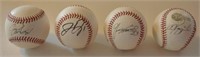 (4) Chicago White Sox WS Autographed Baseballs