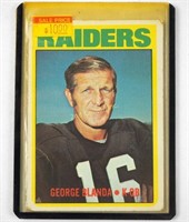 George Blanda 1972  #235 Football Card