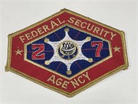 Federal Security Agency Six Sided Crest