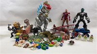 Large lot of toys marbles metal model Airplane