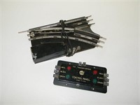 Powered track switch plate & Control panel