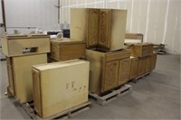 (3) Pallets Kitchen Cabinets & Counter Tops