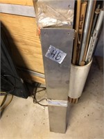 STAINLESS SHEET METAL 4" X 28 (8 PIECES)