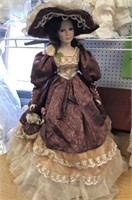 VICTORIAN PORCELAIN COLLECTOR DOLL