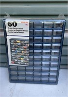 NEW 60 drawer hardware bin
