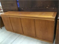 Skovby Mid Century Modern Long Wood Cabinet