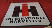 30" x 33" Porcelain Double Sided IH Sign