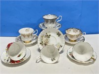 6 Royal Albert Teacups & Saucers