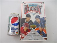Cartes de hockey 1991-92, boîte neuve non ouverte