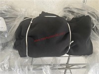 LOT - (3) BUNDLES OF BLACK APRONS