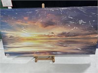 SUNSET CANVAS WALL ART 47 x24 INCH