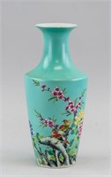 Chinese Famille Rose Porcelain Vase Qianlong MK