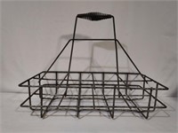 Vintage Metal Oil Bottle Carrier Rack