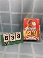 1991 Fleer Sealed Baseball Cards