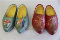 2 Pairs of Wooden Shoes