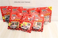 (8) 1:64 SCALE NASCAR DIE CAST REPLICAS