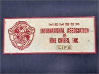International Association of Fire Chiefs Plastic