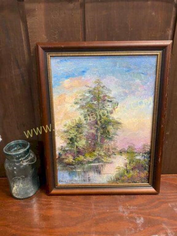 Impressionist Oil Painting by Elsie Brunet