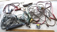 Jumper cables, light duty extension cords, misc.