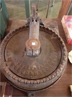 antique Letter and number rotary Press heavy nice