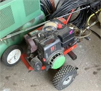 Hotsi Brand Power Washer on Cart w/ Tank Unit.