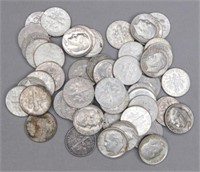 (31) Assorted Silver Roosevelt Dimes and (19)