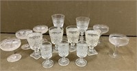 Etched Stems & Pressed Goblets