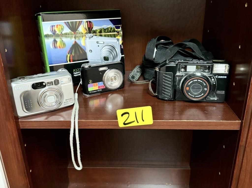 Camera Lot with Samsung, Canon & More