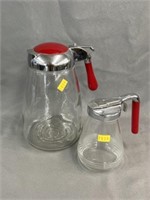 (2) Vintage Syrup Dispensers