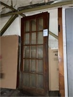 (2) 15 Panel Glass Door