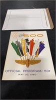 1960 Official Indianapolis Speedway Motor program