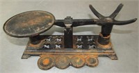 Vintage Cast Iron Scale Paperwight  1940's