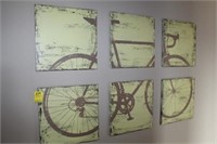 6pc Bicycle Art