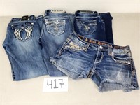 Women's Rock Revival & Miss Me Jeans - Size 27