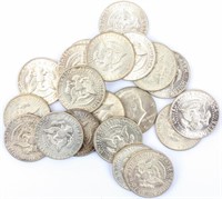 Coin 20 Kennedy Half Dollars 40% Silver