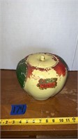Vintage Apple cookie jar