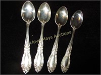 Towle Sterling Silver Sugar Spoons - 4pc Set