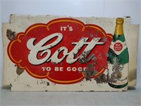 Cott Ginger Ale Embossed SST