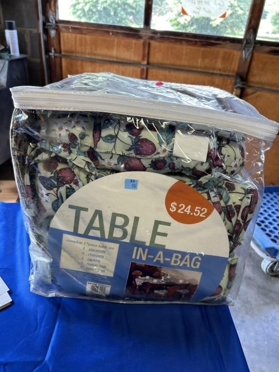Table in a bag new