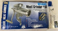 DAC Cast Iron Deluxe Meat Grinder #10 in Box
