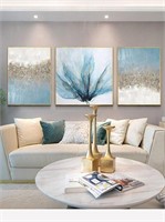 Large Flower Canvas Wall Art for Living Room
