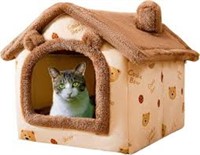 Cat Bed and Small Dog Bed, Self-Warming Cat Tent