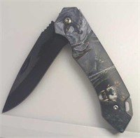 Wolves pocket knife