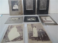 LOT OF 8 CHILDREN'S CABINET CARDS