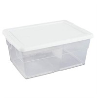 R1168  Sterilite 16448012 16 Quart Storage Box Pac