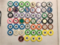 52 Various Foreign, Cruise And Advertising Chips
