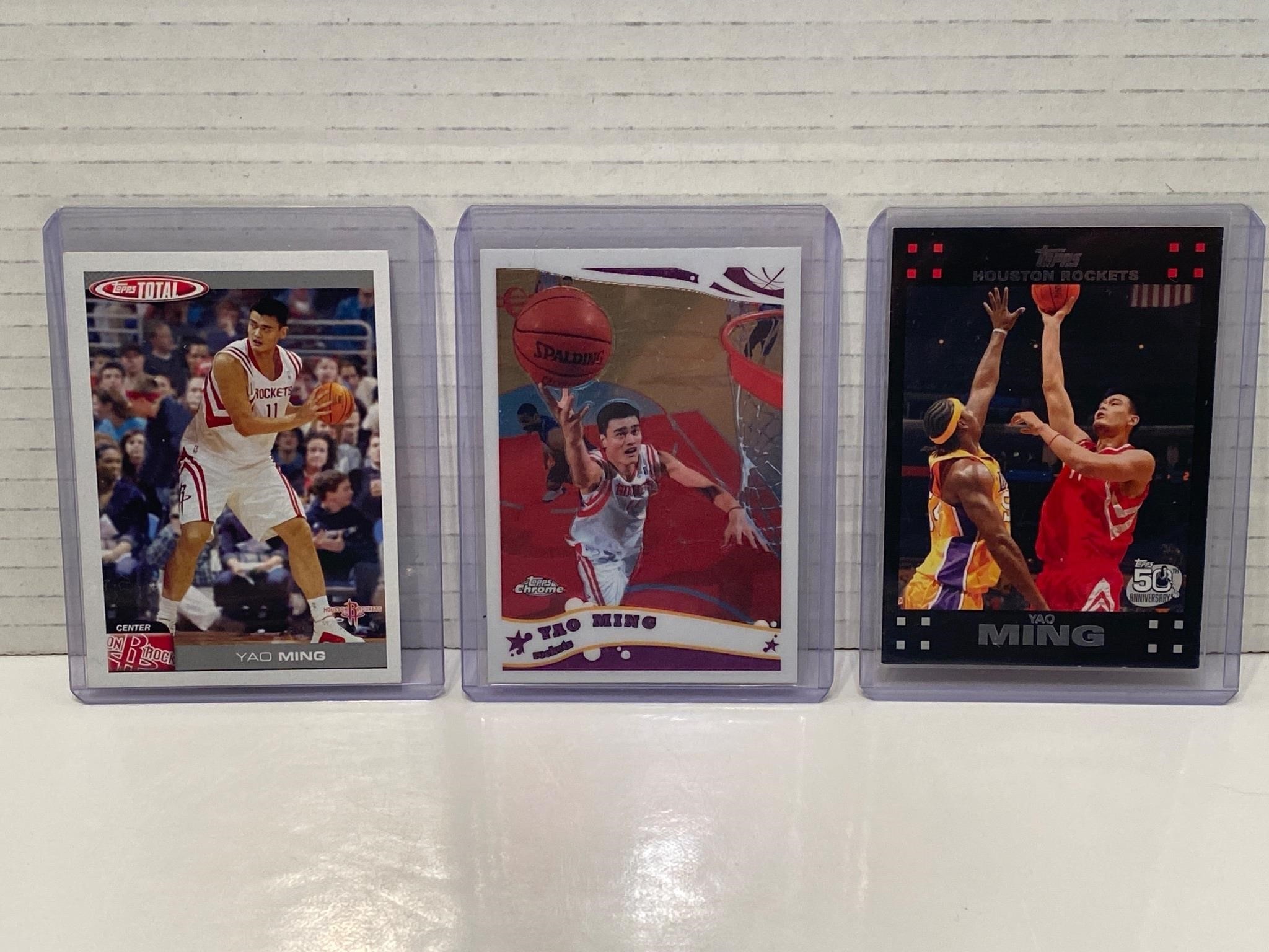 Yao Ming Basketball Card Lot
